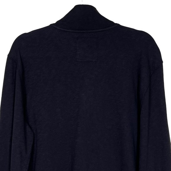 Gap Men’s 1/4 Zip Fine Knit Pullover 100% Cotton Black Medium NEW - Picture 6 of 11